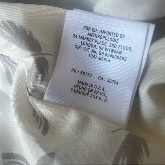 Anthropologie Elevenses Wool Vest Womens Small Gray Pockets Academia Layer Open - Picture 14 of 14